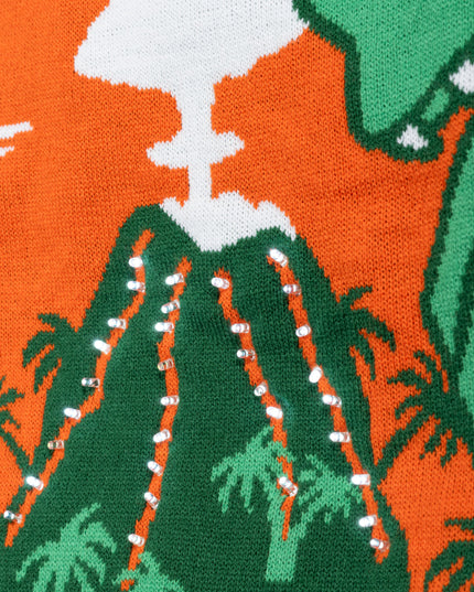 Pull T-Rex 3D lumineux volcan