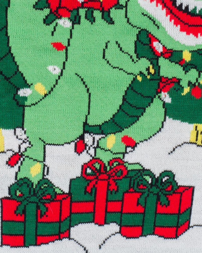 Women's Tree Rex Light Up T-Rex Sweater