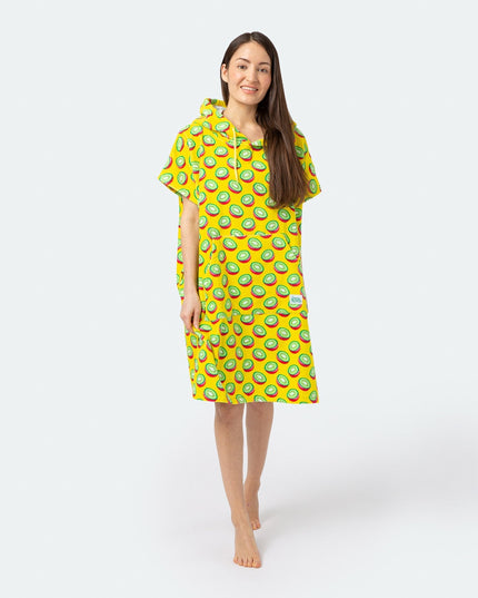 Poncho serviette kiwi tropical