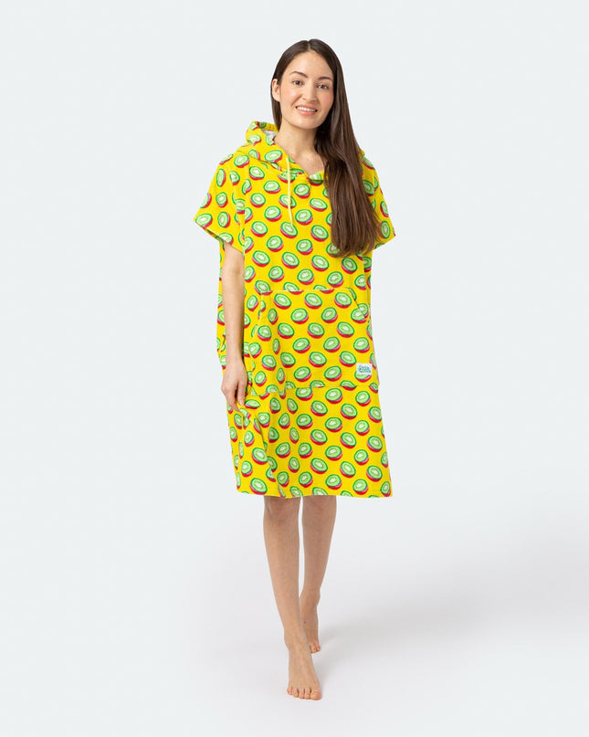 Poncho serviette kiwi tropical