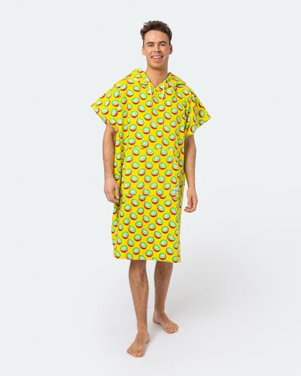 Poncho serviette kiwi tropical