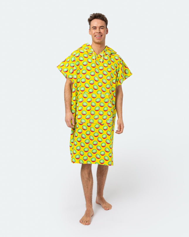 Poncho serviette kiwi tropical