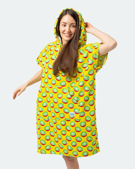 Poncho serviette kiwi tropical