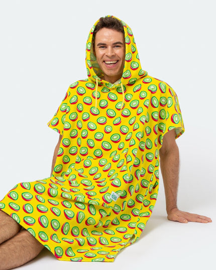 Poncho serviette kiwi tropical
