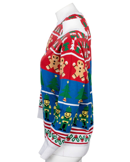 Pull de Noël moche pour deux personnes