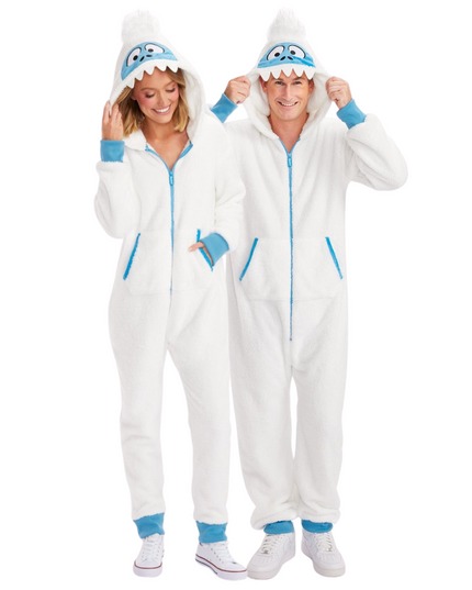 Matching Bumble Sherpa Couples Jumpsuits