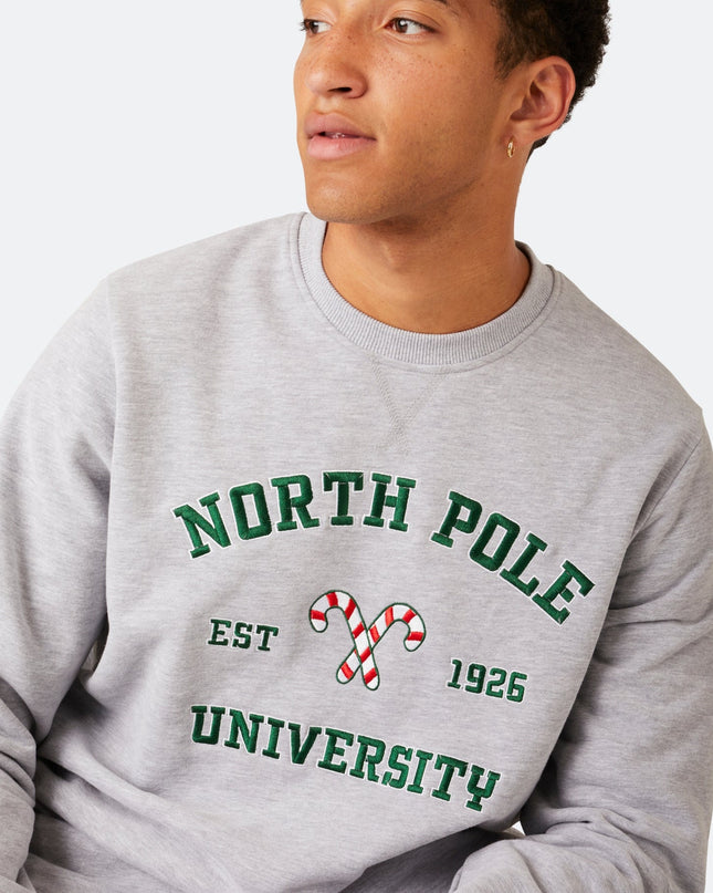 Sweat-shirt de Noël de l'Université du Pôle Nord pour hommes