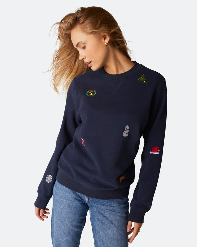 Pull de Noël pour femmes de Blue College
