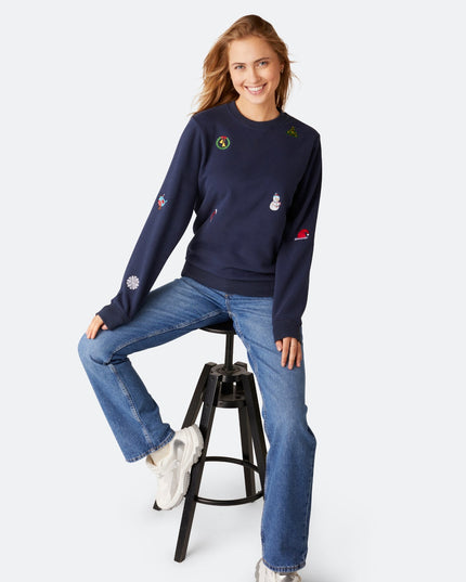 Pull de Noël pour femmes de Blue College