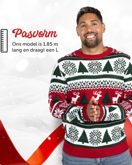 Pull de Noël Marius pour femme avec fourrure et design douillet