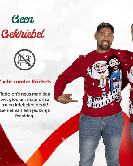 Pulls de Noël des frères avant Ho. Ho Ho