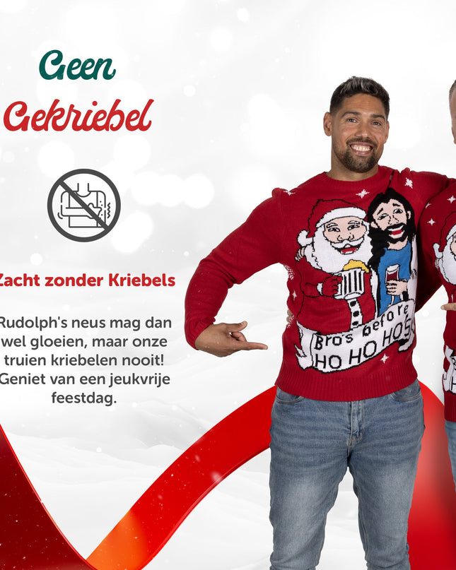 Pulls de Noël des frères avant Ho. Ho Ho