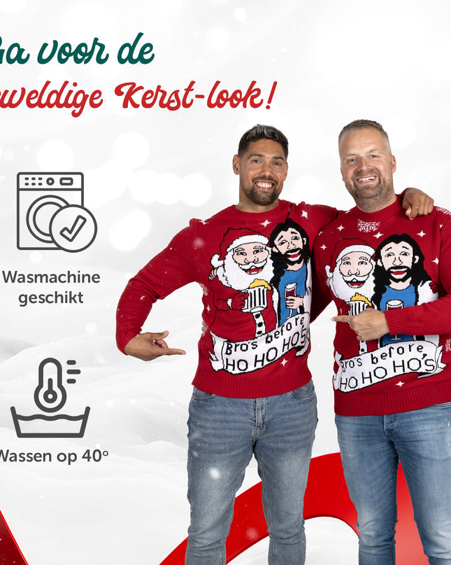 Pulls de Noël des frères avant Ho. Ho Ho