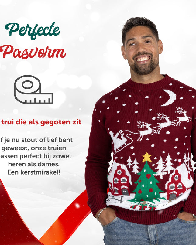 Pull de Noël Marius pour femme avec un motif de Noël chaleureux