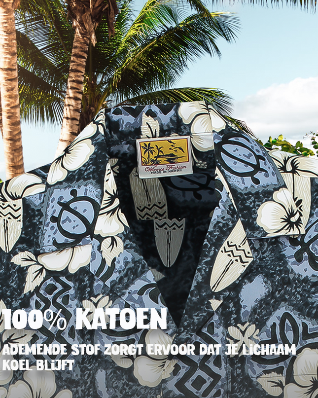 Chemise hawaïenne Hibiscus Surfboards