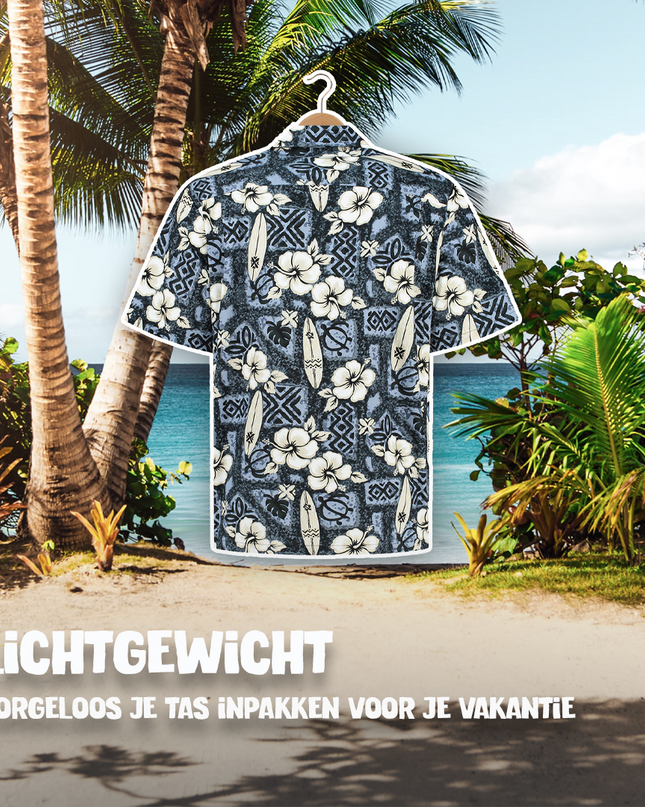 Chemise hawaïenne Hibiscus Surfboards