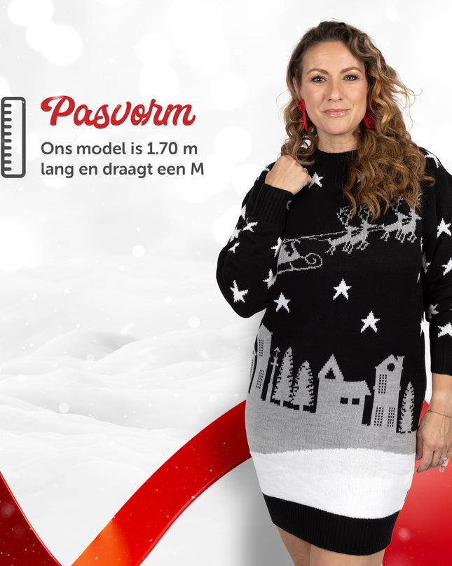 Robe de Noël Marius pour femme avec motif Père Noël pour la nuit