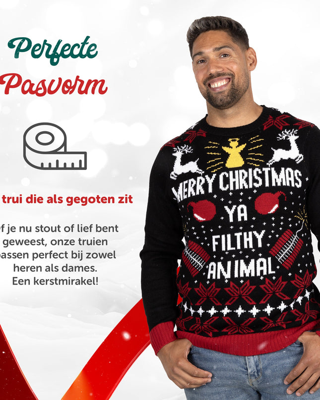 Merry Christmas Ya Filthy Animal Sweater