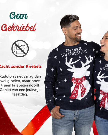 Pull de Noël Oh Deer C'est Noël