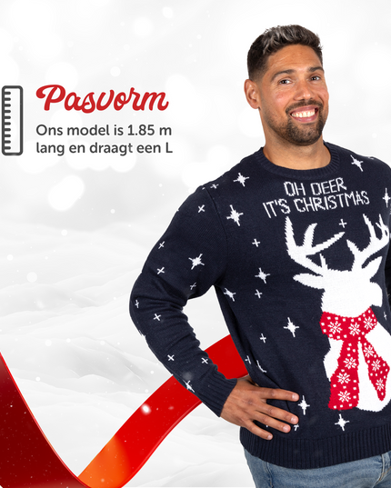 Pull de Noël Oh Deer C'est Noël