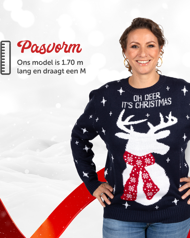 Pull de Noël Oh Deer C'est Noël