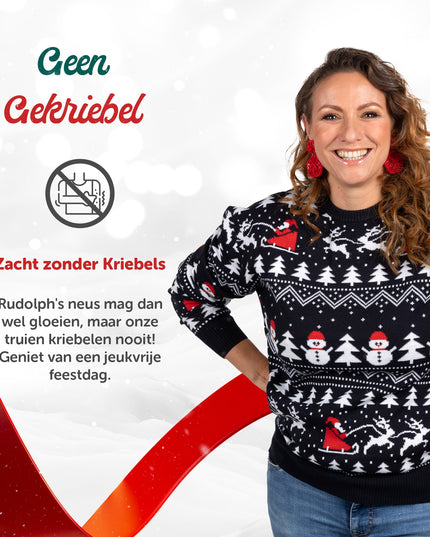 Pull de Noël Marius pour femme, au design élégant.