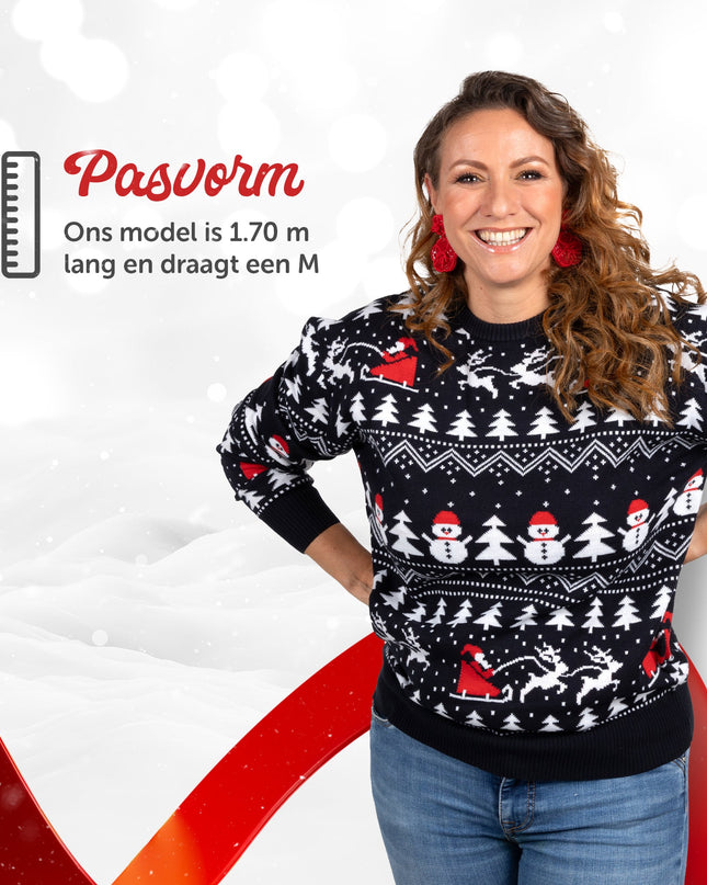 Pull de Noël Marius pour femme, au design élégant.