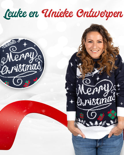 Pull de Noël Marius pour femme, élégant et joyeux Noël
