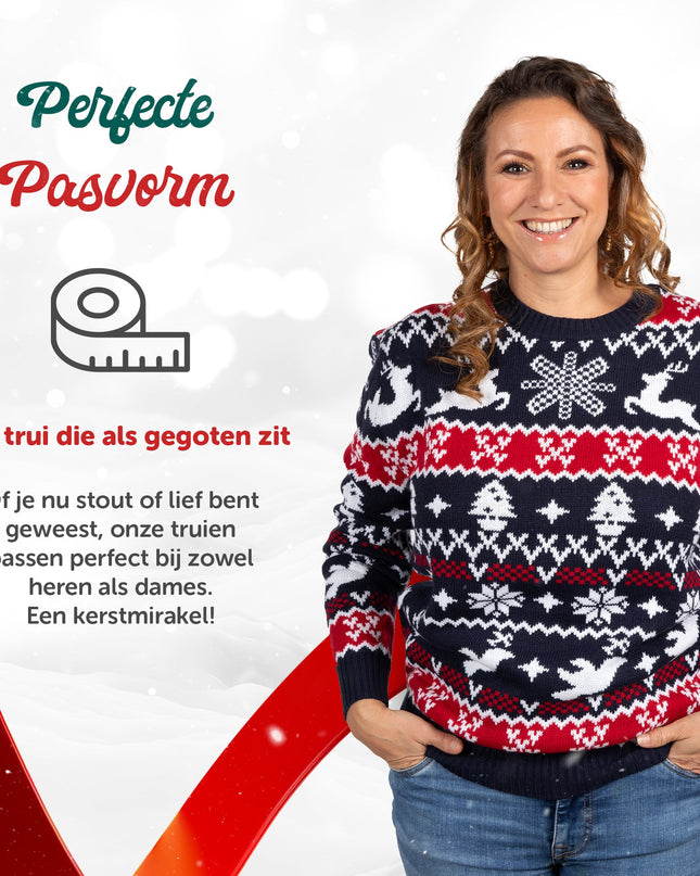 Pull de Noël Marius pour femme, style traditionnel et confortable