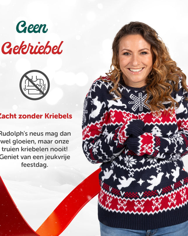 Pull de Noël Marius pour femme, style traditionnel et confortable