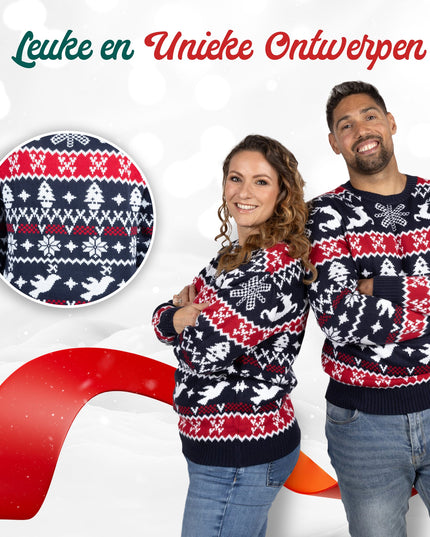 Pull de Noël Marius pour femme, style traditionnel et confortable