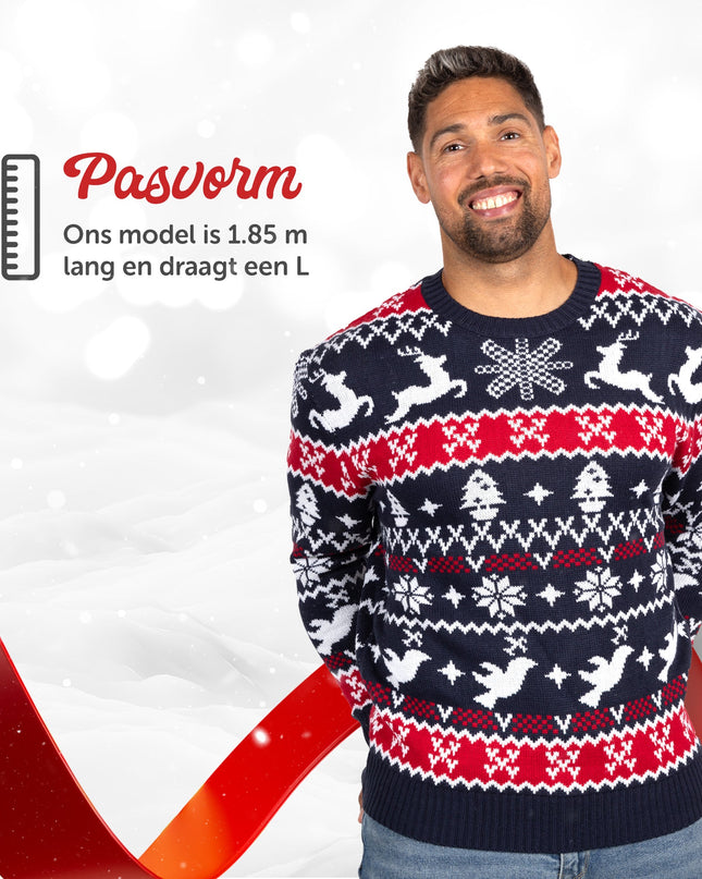 Pull de Noël Marius pour femme, style traditionnel et confortable