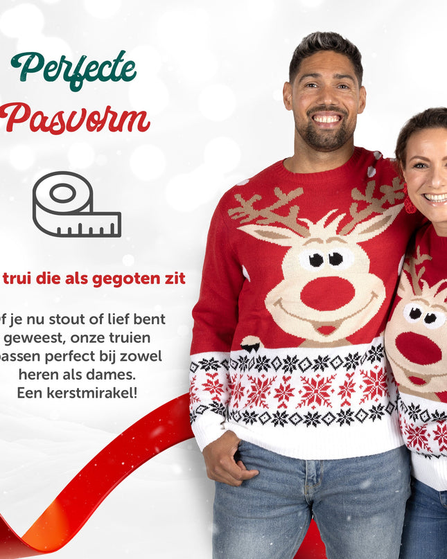 Pull de Noël Rudolph pour femmes