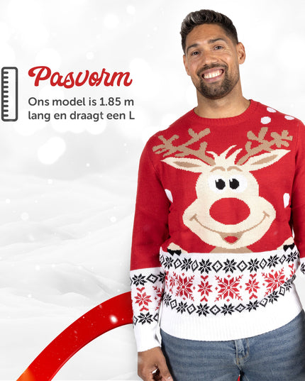 Pull de Noël Rudolph pour femmes