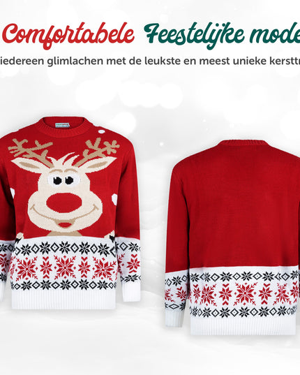 Pull de Noël Rudolph pour femmes