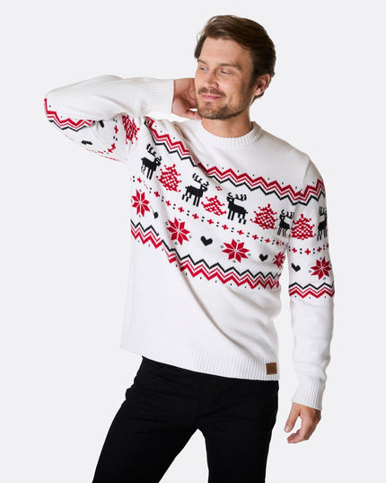 Pull de Noël classique pour homme