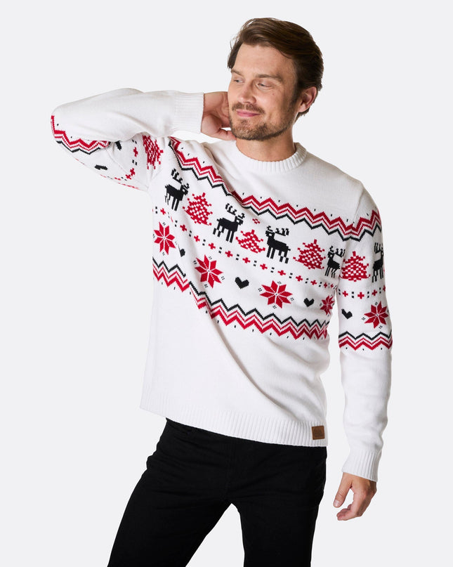 Pull de Noël classique pour homme, pour des fêtes intemporelles