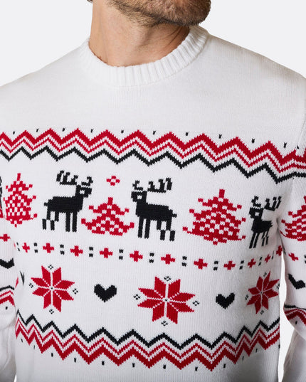 Pull de Noël classique pour homme, pour des fêtes intemporelles