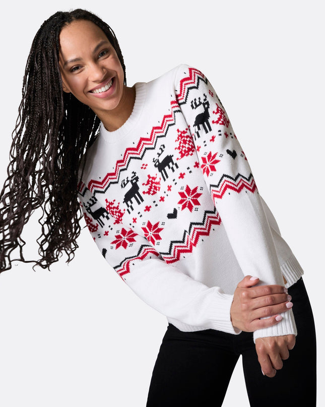 Pull de Noël classique pour femme