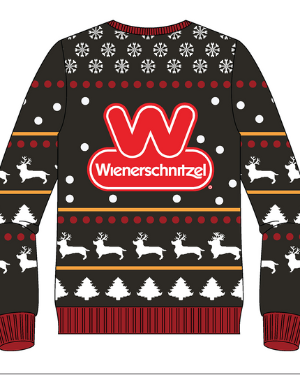 Pull de Noël moche Wienerschnitzel
