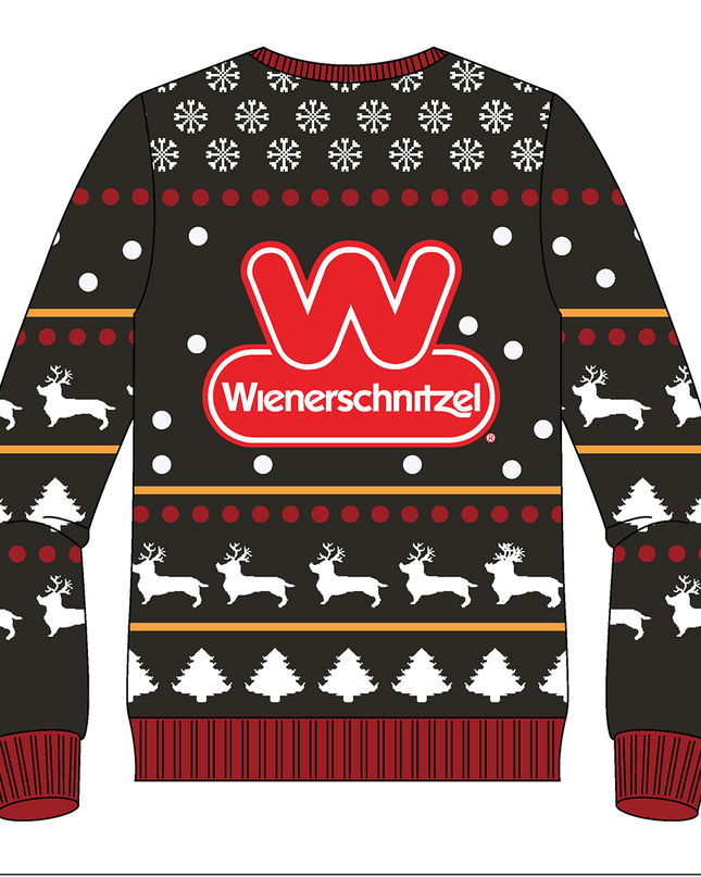Pull de Noël moche Wienerschnitzel