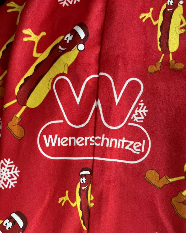 Wienerschnitzel - Pantalon de pyjama avec logo Hot Dog sur l'ensemble