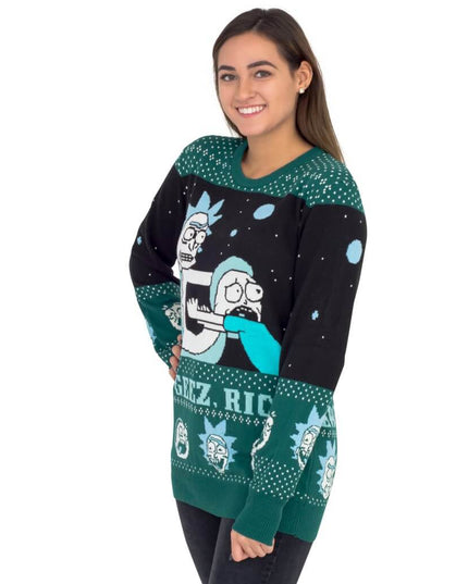Pull moche Rick et Morty pour femmes « Oh là là, Rick »