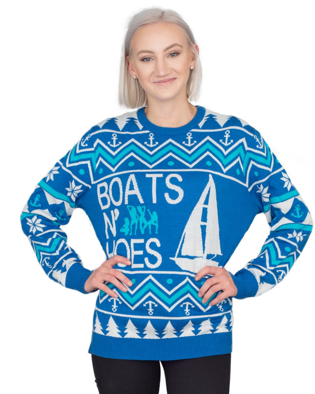 Pull moche « Boats N Hoes » de la marque Step Brothers pour femmes
