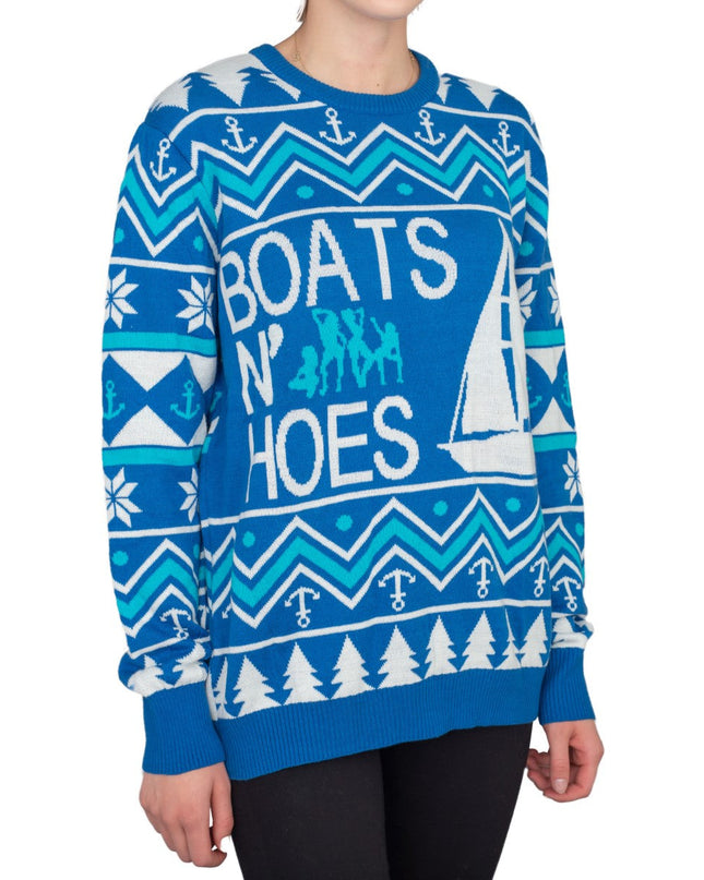 Pull moche « Boats N Hoes » de la marque Step Brothers pour femmes