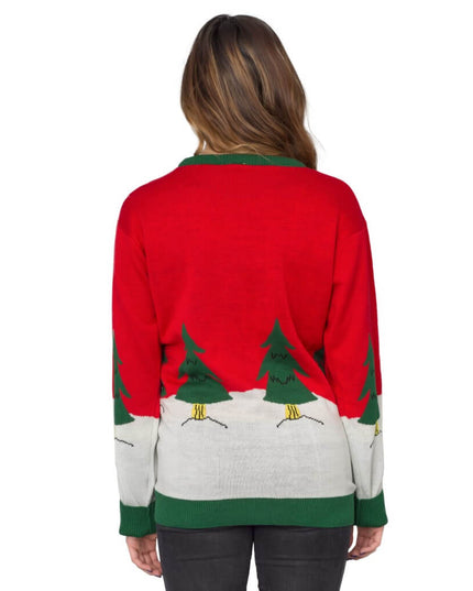 Women's Tree Rex Light Up T-Rex Sweater