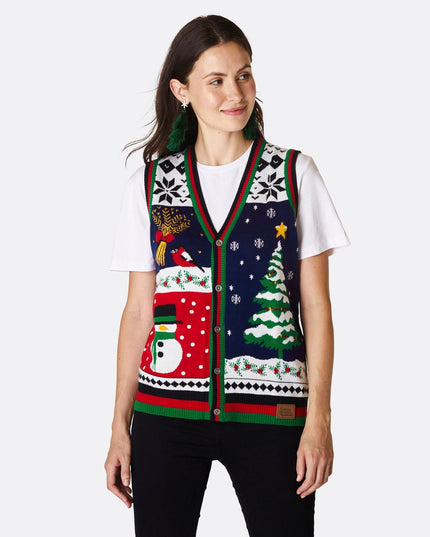 Gilet de Noël pour femme