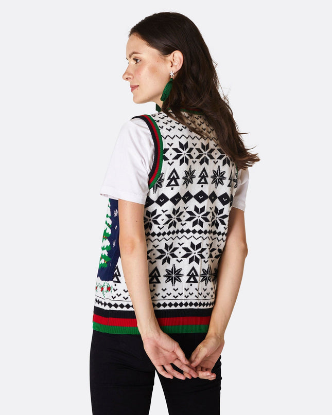Gilet de Noël pour femme