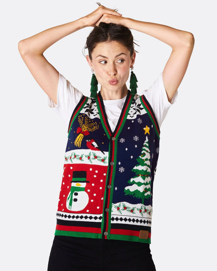 Gilet de Noël pour femme