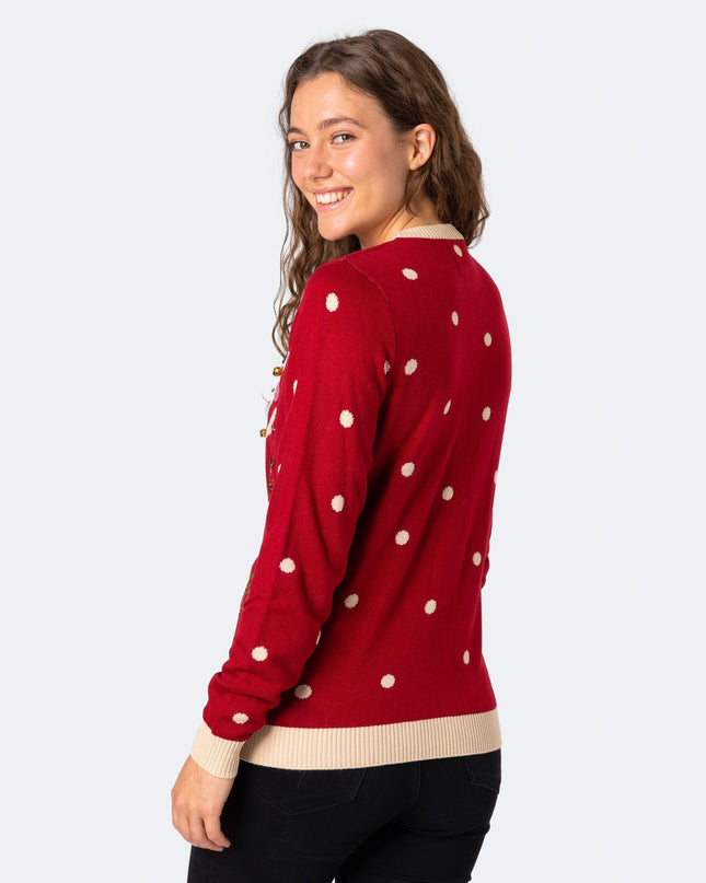 Pull de Noël Prosecco pour femme